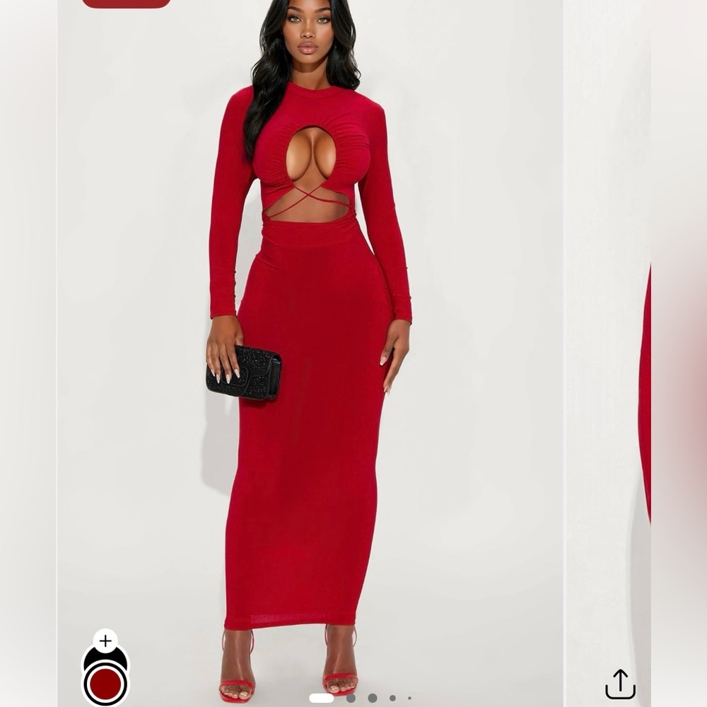 Fashion Nova Body Language Maxi Dress